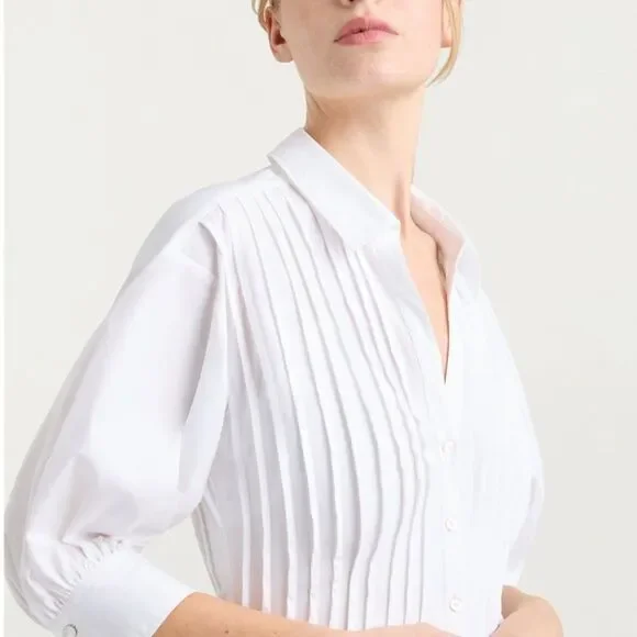 NEW RELEASE-Cinq A Sept - Women’s Monty Dress in White Size 2